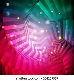 Vector Universe background with stars for presentation design. Brochure star and space template