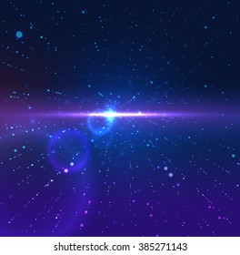 Vector universe galaxy space in motion illustration. Galaxy image. Galaxy illustration