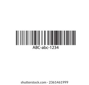 vector UPC barcode placeholders black and white 