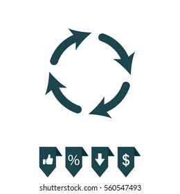 Vector update icon