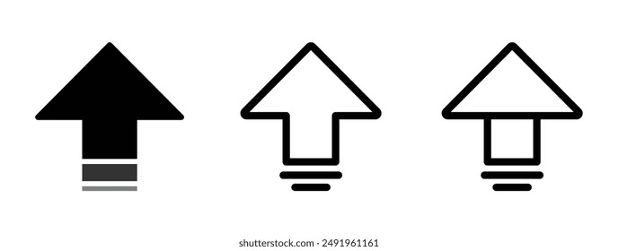 Línea del Mejorar de Vector e iconos rellenos