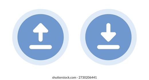 Cargar De Vector E Iconos De Descarga