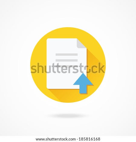 Vector Upload File Icon