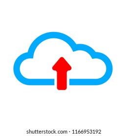 Vector Upload File Icon - File Document Symbol - Illustration