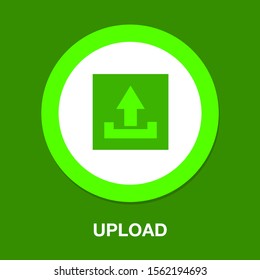 Vector Upload File Icon - File Document Symbol - Illustration