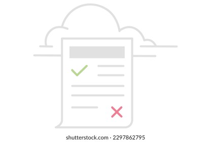 vector upload files on cloud 
