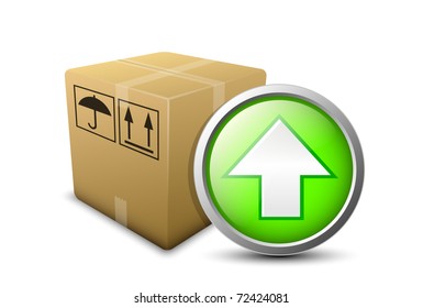 Vector upload icon