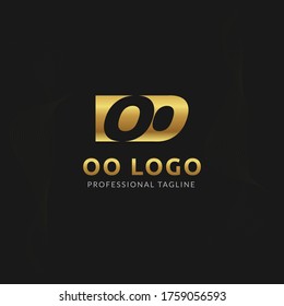 Plantilla De Diseño Del Logotipo De Espacio Negativo De La Letra Superior Del Vector. 
