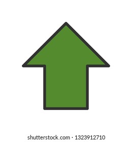 Vector Upward Arrow Icon