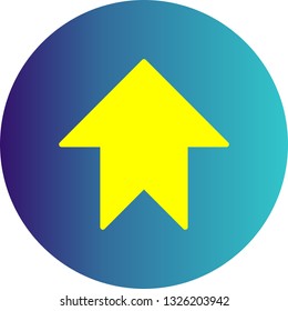 Vector Upward Arrow Icon