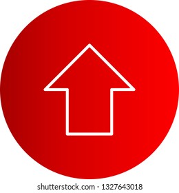 Vector Upward Arrow Icon