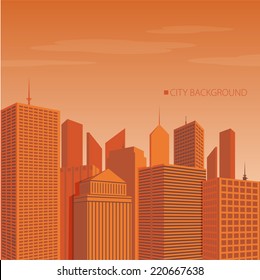 Vector of urban city 