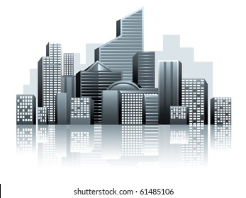 Vector of urban city