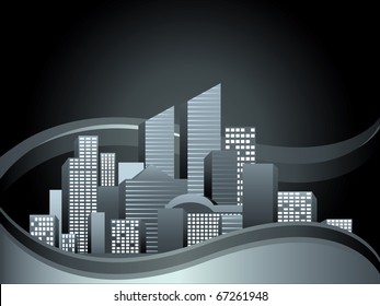 Vector of urban cityscape