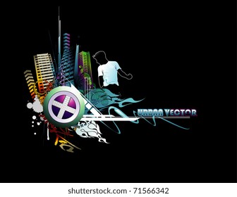 vector urban illustration