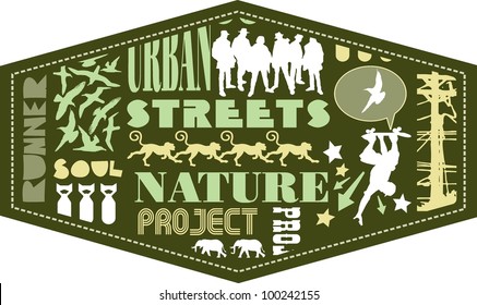 vector urban street