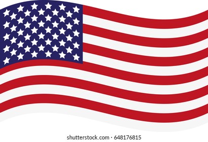 Vector US flag