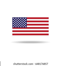 Vector US flag