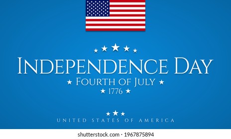 Vector of US Memorial Day celebration background banner or greeting card, with text and USA flag elements.