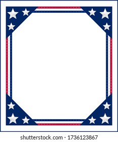 Vector US Patriotic Border. Perfect For Any Use.