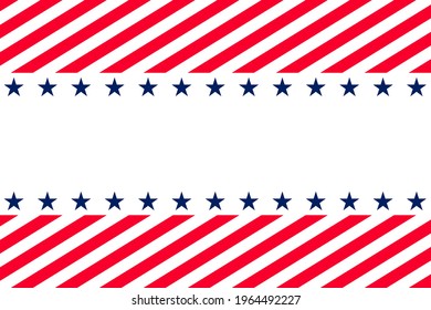 Vector of USA background with elements of the American flag