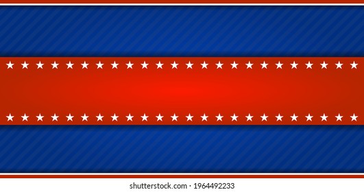 Vector of USA background with elements of the American flag