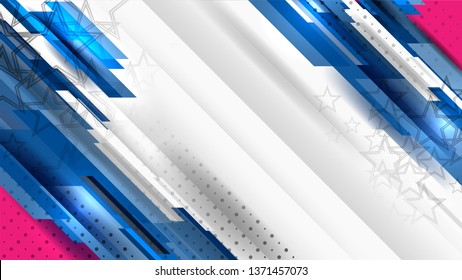 Vector of USA Color backgrounds concept for independence, veterans, labor, memorial day and events