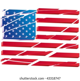 Vector USA flag