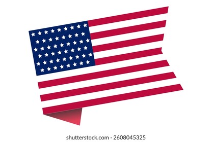 Vector USA flag ribbon icon
Vector icon frame flag ribbon eps
