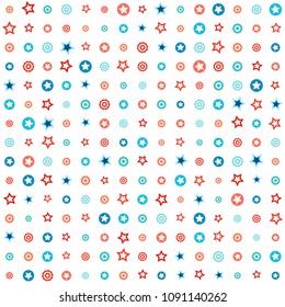 Vector USA national holiday and celebration background element