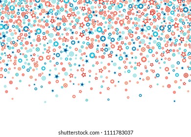 Vector USA national holiday and celebration background element