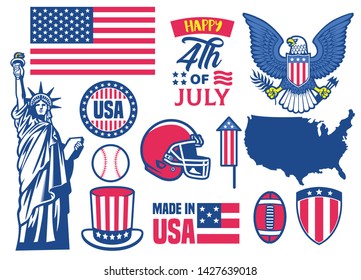 vector of usa object collection in set