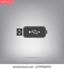 Icono de unidad flash Vector usb