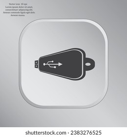 Icono de unidad flash Vector usb