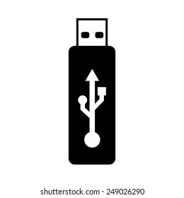 Vector usb flash drive icon