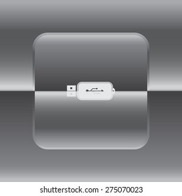 Vector USB flash drive icon