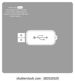 Vector usb flash drive icon