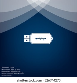 Vector usb flash drive icon