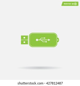 Vector usb flash drive icon