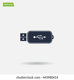 Vector usb flash drive icon