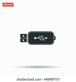 Vector usb flash drive icon