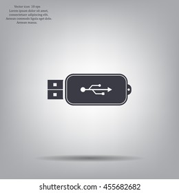 Vector usb flash drive icon