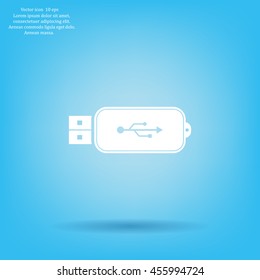 Vector usb flash drive icon