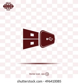 Vector usb flash drive icon