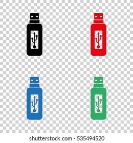 Vector usb flash  drive - vector icon