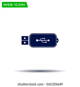Vector usb flash drive icon