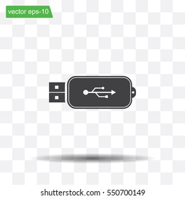 Vector usb flash drive icon