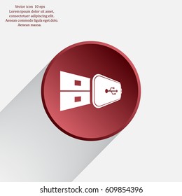 Vector usb flash drive icon