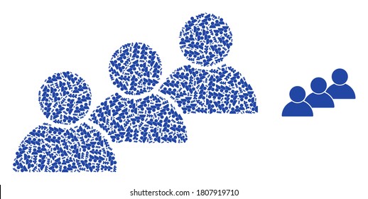 Vector user cohort composition is created from random recursive user cohort items. Fractal composition from user cohort.