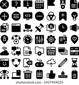 Vector of User Experience Icon Set. Perfect for user interface, new application
